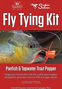 Hareline Flymen Fishing Company Panfish & To Dry Flies Nymphs Fly Fishing Flies Kit