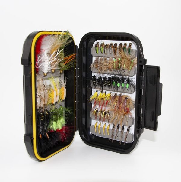 Gofor Fishing Premium Handmade Fly Fishing F Dry Flies Nymphs Fly Fishing Flies Kit - Image 5