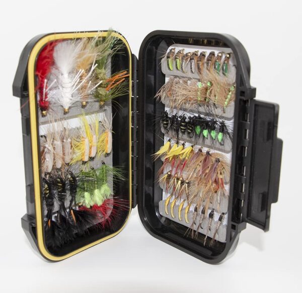 Gofor Fishing Premium Handmade Fly Fishing F Dry Flies Nymphs Fly Fishing Flies Kit - Image 6