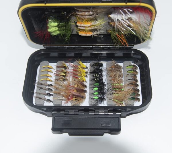 Gofor Fishing Premium Handmade Fly Fishing F Dry Flies Nymphs Fly Fishing Flies Kit - Image 7