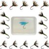 Tenkara Fly Set Sakasa Kebari Spider Rever Dry Flies Nymphs Fly Fishing Flies Kit