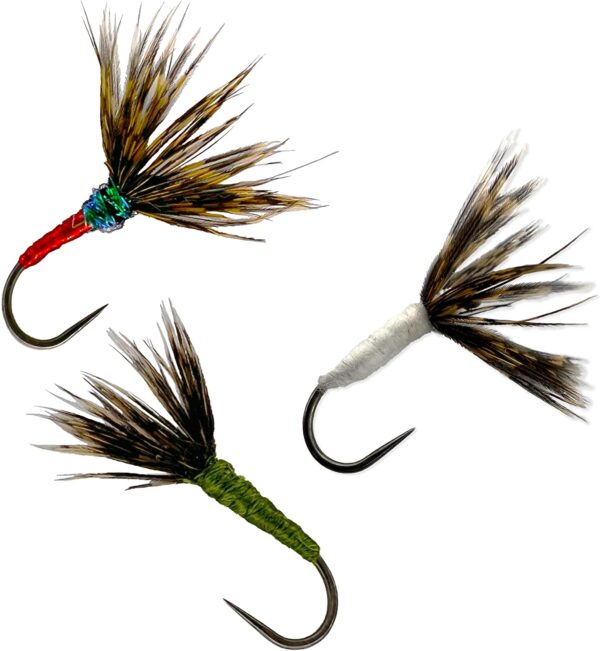 Tenkara Fly Set Sakasa Kebari Spider Rever Dry Flies Nymphs Fly Fishing Flies Kit - Image 3