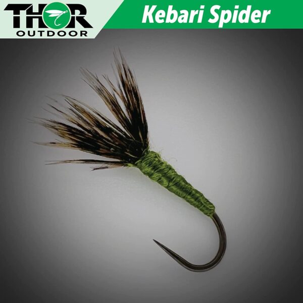 Tenkara Fly Set Sakasa Kebari Spider Rever Dry Flies Nymphs Fly Fishing Flies Kit - Image 4