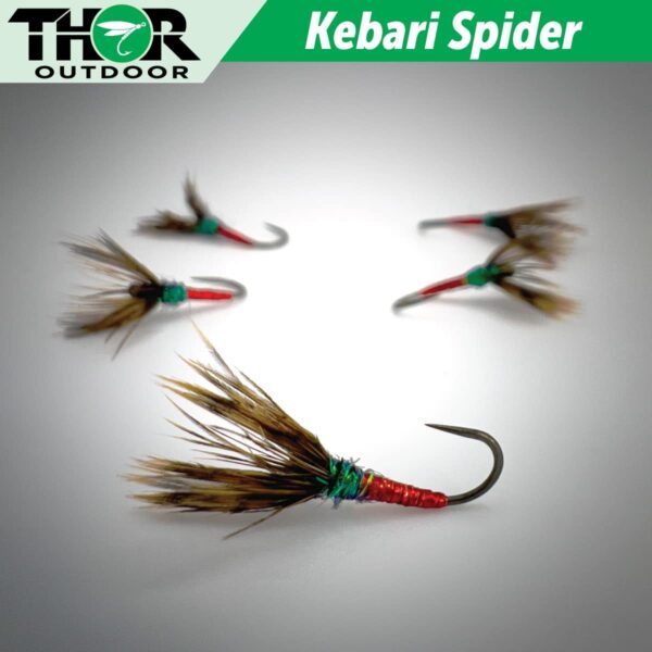 Tenkara Fly Set Sakasa Kebari Spider Rever Dry Flies Nymphs Fly Fishing Flies Kit - Image 5