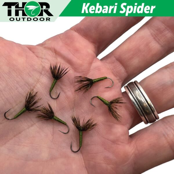 Tenkara Fly Set Sakasa Kebari Spider Rever Dry Flies Nymphs Fly Fishing Flies Kit - Image 6