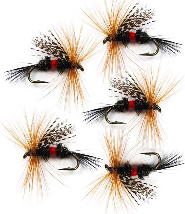 24/127-Pieces Fly Fishing Files Kit #8-#16 H Dry Flies Nymphs Fly Fishing Flies Kit - Image 7
