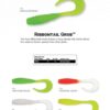 YUM Ribbontail Grub Curly-Tail Swim-Bait Bass Fishing Artificial Bait Soft Plastic Lures - Image 2