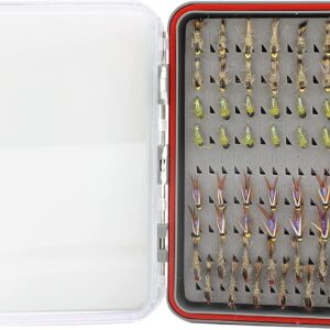 Fly Fishing 48 Piece Premium Nymph Fly Assor Dry Flies Nymphs Fly Fishing Flies Kit