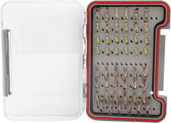 Fly Fishing 48 Piece Premium Nymph Fly Assor Dry Flies Nymphs Fly Fishing Flies Kit