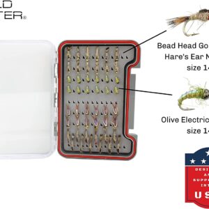 Fly Fishing 48 Piece Premium Nymph Fly Assor Dry Flies Nymphs Fly Fishing Flies Kit