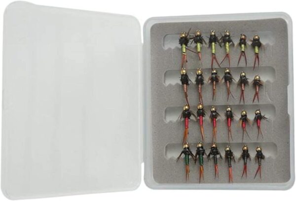 Riverruns Best Assortment Flies Combo with A Dry Flies Nymphs Fly Fishing Flies Kit