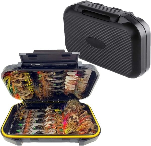 Fly Fishing Flies Kit  50/114Pcs Handmade Fl Dry Flies Nymphs Fly Fishing Flies Kit - Image 3