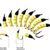 Fly Fishing Flies Kit  50/114Pcs Handmade Fl Dry Flies Nymphs Fly Fishing Flies Kit - Image 7