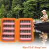40pcs Fly Fishing Lure Kit Dry Fly Flies Bai Dry Flies Nymphs Fly Fishing Flies Kit - Image 8