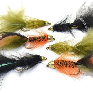 Wooly Bugger Streamer Assortments Tied on Mu Dry Flies Nymphs Fly Fishing Flies Kit