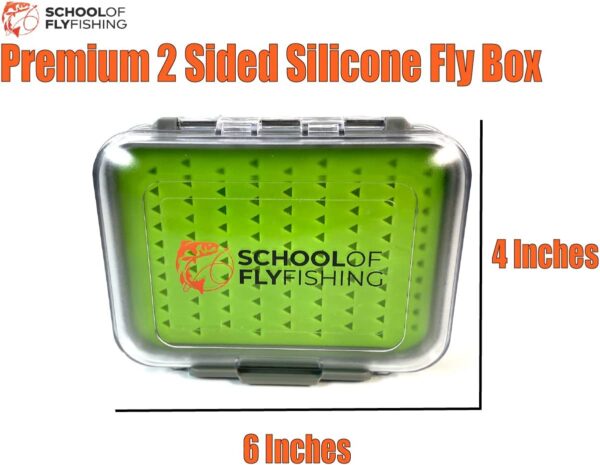 - Wooly Bugger Flies 48 PC Assortment Oliv Dry Flies Nymphs Fly Fishing Flies Kit - Image 3