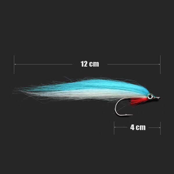 20 pcs 1/0 4cm UV Colors High Carbon Hook Po Dry Flies Nymphs Fly Fishing Flies Kit - Image 5
