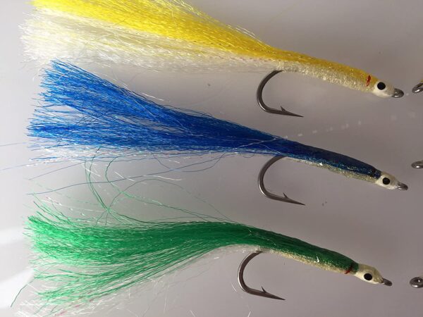 Saltwater Fly Fishing Sand Eels/Sandeels Siz Dry Flies Nymphs Fly Fishing Flies Kit