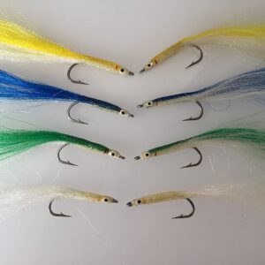 Saltwater Fly Fishing Sand Eels/Sandeels Siz Dry Flies Nymphs Fly Fishing Flies Kit