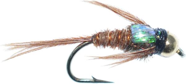 Bead Head Flash Back Pheasant Tail Nymph Fly Dry Flies Nymphs Fly Fishing Flies Kit - Image 2