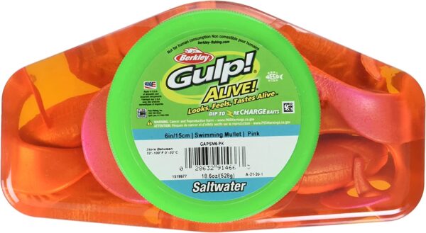 Gulp! Alive! Swimming Mullet Soft Fishing Bai Fishing Artificial Bait Soft Plastic Lures