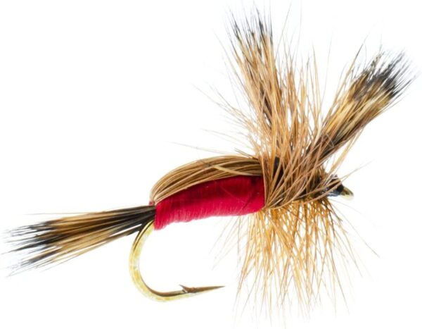 Red Humpy Classic Trout Dry Fly Fishing Flie Dry Flies Nymphs Fly Fishing Flies Kit - Image 2