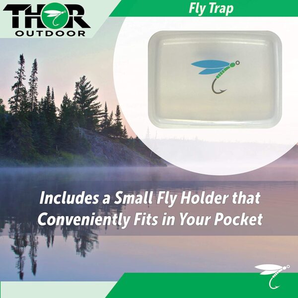 San Juan Worm 6 Pc Trout Fly Fishing Set Dry Flies Nymphs Fly Fishing Flies Kit - Image 4