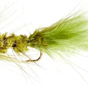 Wooly Bugger Olive Assortment 1 Dozen Trout  Dry Flies Nymphs Fly Fishing Flies Kit